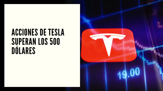 Tesla Mariano Aveledo Permuy CHF Advisors Noticias Enero 16 - Acciones de Tesla superan los 500 Dólares