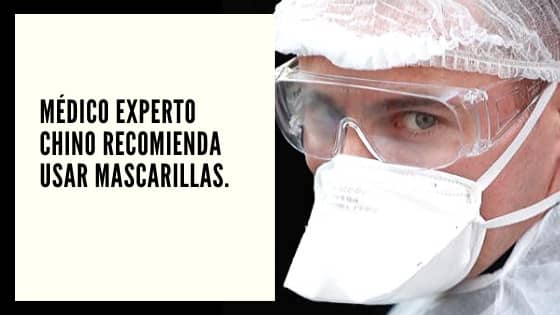 mascarillas Mariano Aveledo Permuy CHF Advisors Noticias Marzo 31 - Médico experto Chino recomienda usar mascarillas