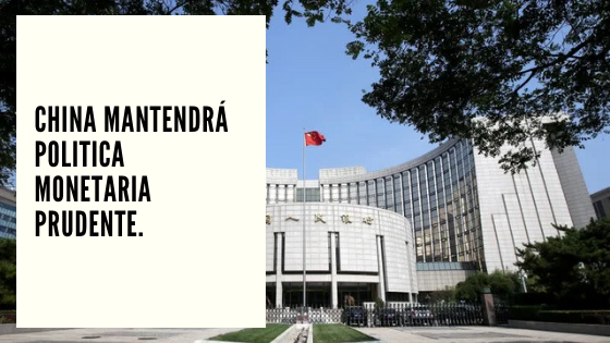 CHF Advisors Noticias Agosto 02 - China mantendrá politica monetaria prudente